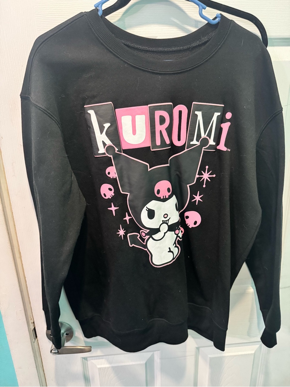 Graphic Black Sweatshirt - Women's Sweater Kuromi